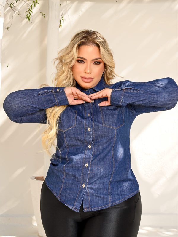 CAMISA PLUS ESCURA