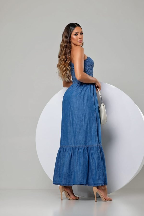 VESTIDO NULA MANGA SLIM CLARO - Imagem 3