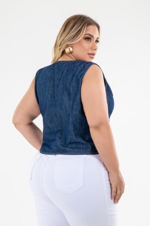 COLETE JEANS PLUS ESCURO