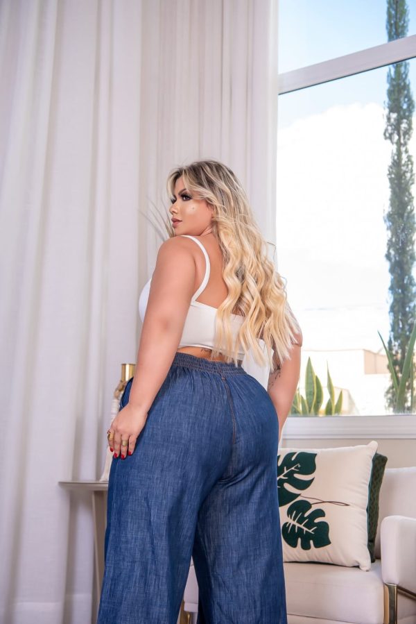 CALÇA PANTALONA JEANS PLUS ESCURA - Imagem 2