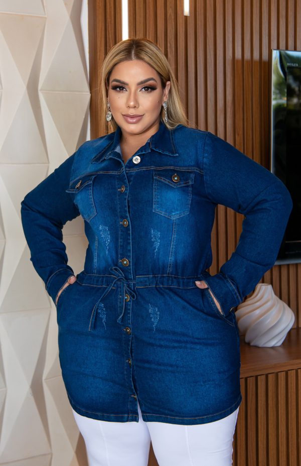 PARKA JEANS PLUS ESCURA - Imagem 3